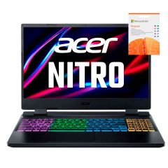 Bundle Laptop Acer | NH.QFJAL.007 | Core i5 12500H de 3 0Mhz | 8GB RAM | 512GB SSD |GeForce® RTX 3050 - 4GB | Windows 11 Home + Microsoft 365 Personal