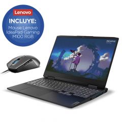 Laptop Lenovo IdeaPad Gaming 3 15IAH7 | Core i5 12450H | 8GB RAM | 512GB SSD | Pantalla 15.6"  +  Mouse