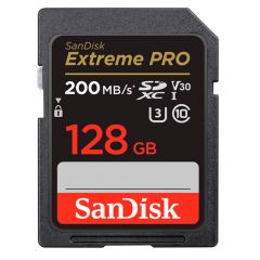 Tarjeta de memoria SD | 128GB | SD10 | Extreme Pro|  200MBS