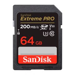 Tarjeta de memoria SD | 64GB | SD10 | Extreme Pro|  200MBS