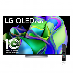 Televisor LG OLED evo 65'' C3 | 4K | Smart TV con ThinQ AI |  Procesador Inteligente A9 Gen 6