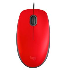 Mouse Alambrico M110 | Silencioso | Rojo