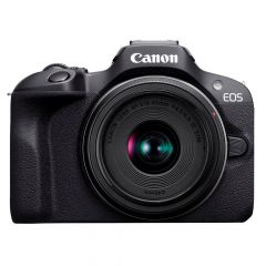 Cámara Canon EOS R100 Mirrorless 24.1MP 6CPS 4K 24CPS FHD 60CPS WIFI BTOOTH DIGIC8 Pantalla Fija 3.0" 6052C012AA
