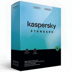 Kaspersky Standard | 3 Dispositivos | Compatible con: Windows - macOS - Android - iOS | 1 Año de Sucripción 