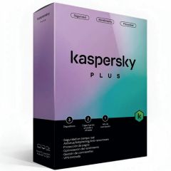 Kaspersky Plus | 3 Dispositivos | Compatible con: Windows - macOS - Android - iOS | 1 Año de Sucripción 