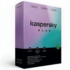 Kaspersky Plus | 5 Dispositivos | Compatible con: Windows - macOS - Android - iOS | 1 Año de Sucripción 
