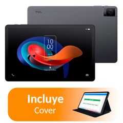 Tablet TCL TAB 10 Gen 2 | Wi-Fi | 10.4" | Octa-Core | 64 GB | 4 GB RAM | Camara 5MP + 8 MP | 6,000 mAh | Gris | Incluye Cover