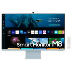 Monitor inteligente M80C de 32" | 4K UHD | Streaming TV |  soporte ergonómico USB-C | Cámara SlimFit