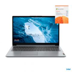 Bundle Laptop Lenovo IdeaPad 1 15IAU7 | Intel® Core™ i5-1235U | 8GB | 512GB SSD | 15.6" |  Windows 11 Home | Gris + Microsoft 365 Personal