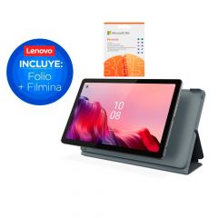 Bundle Tablet Lenovo Tab M9 | Wi-Fi + LTE | Octa Core | 4GB | 128GB | 9" | Android 12 | Gris + Microsoft 365 Personal