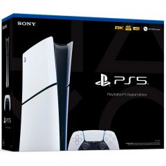 Consola PlayStation 5 (PS5) Slim Digital | 1TB | 120Hz + 1 Control Dualsense Blanco 