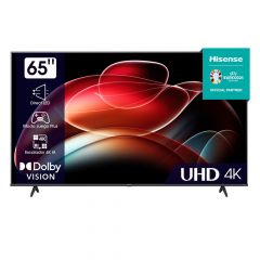 Televisor Hisense 65" | 65A6K | UHD 4K | VIDAA Smart TV | Dolby Vision | Alexa integrado