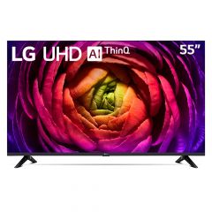 Televisor LG UHD 55" UR7300 4K Smart TV con ThinQ AI (Inteligencia Artificial), 4K Procesador Inteligente α5 generación 6 
