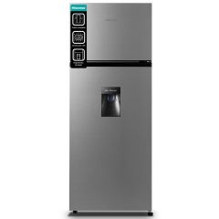 Refrigeradora Top Mount 7.3 p3 | Dispensador de Agua | Ice Maker | Luz LED | Puerta reversible | Gris 