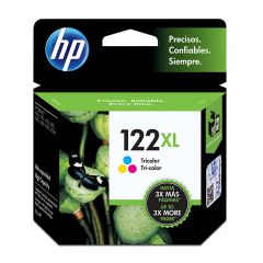 Cartucho de tinta HP 122XL Tricolor Original (CH564HL) Para HP Deskjet 1000, 2050, 3050, 2000