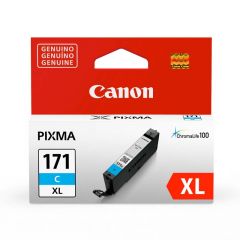 Canon Cartucho De Tinta CLI-171 C XL | Cyan | Alto Rendimiento