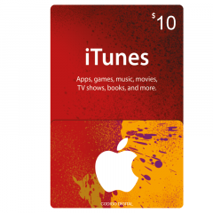 Tarjeta de Contenido iTunes $10 USA | Precio de venta incluye cargo de servicio