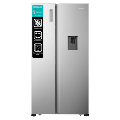Refrigeradora Hisense Side By Side 18 p3 | Dispensador de Agua | Multi Air Flow | No Frost 