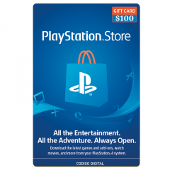 Tarjeta de Contenido Playstation Network $100 USA | Precio de venta incluye cargo de servicio 