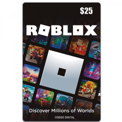 Tarjeta de Contenido Roblox $25 USA | Precio de venta incluye cargo de servicio 