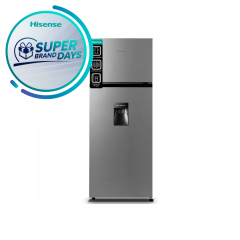 Refrigeradora Top Mount de 7.3 cuft.// 2 puertas, Inox. looking panel/Removable Ice Maker/Water Dispense System/Luz LED - 56.46inch. (Alto) x 21.34inch. (Prof.) x 21.65inch (Ancho) - Silver