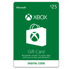 Tarjeta de Contenido Xbox Live $25 USA | Precio de venta incluye cargo de servicio 